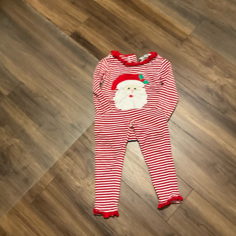 Cecil and Lou Santa Christmas Pajamas, 3T